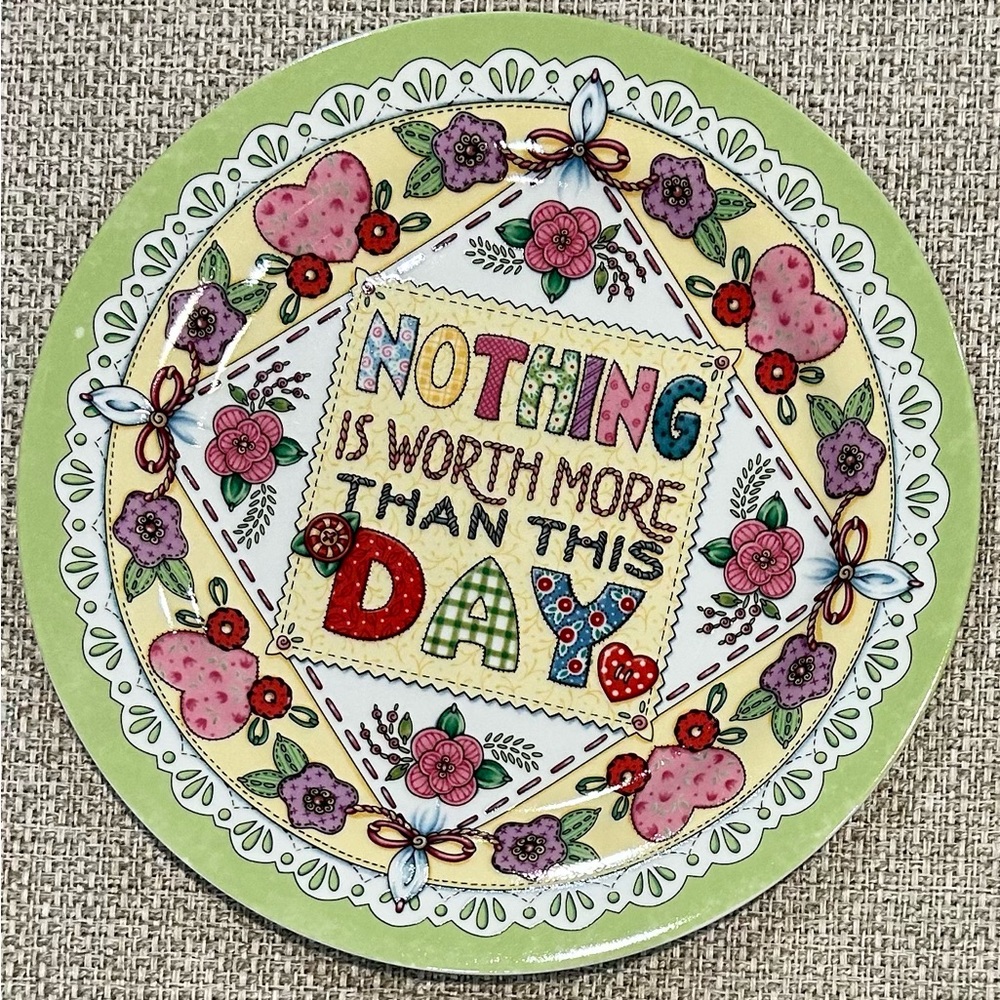Mary Engelbreit 10.5” Birthday/Valentine/Celebration/Collectible Plate 2001